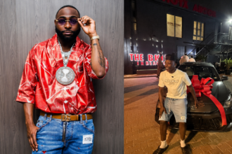 Davido Gifts Car to Streamer Davrel