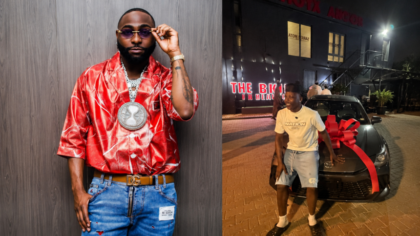 Davido Trends Again: Leaked Song Sparks Buzz as Davrel Receives Car Gift 1 Davido Gifts Car to Streamer Davrel