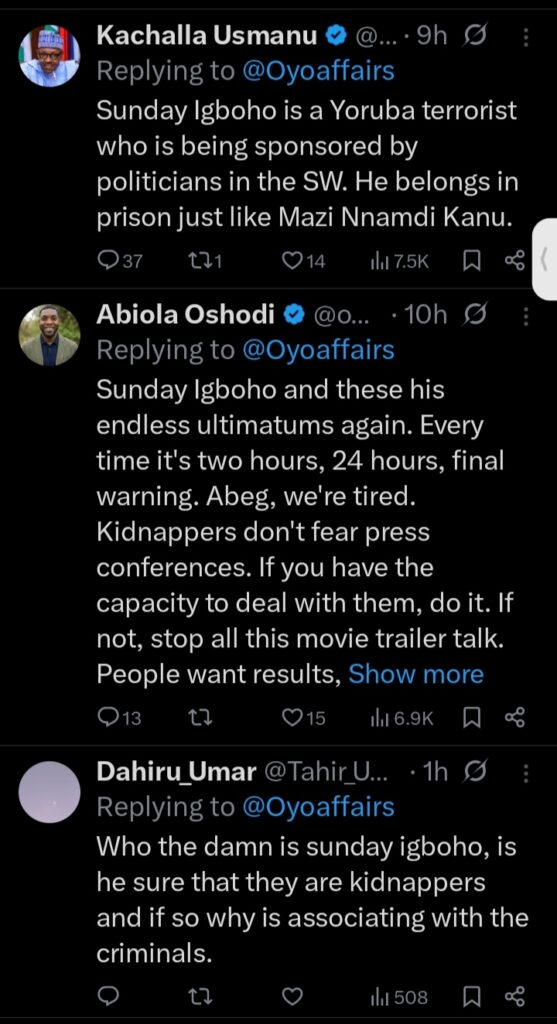 Sunday Igboho’s “2-Hour” ultimatum sparks firestorm over Oyo kidnappings 6 1000329565