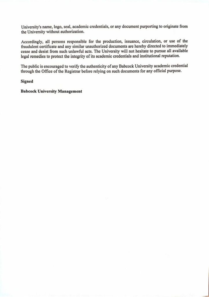 "Not a Degree, Not First Class": How Babcock University’s Biochemistry Club Award Became Carter Efe’s Viral ‘Certificate’ Scandal 4 1000340774