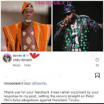 Davido troll REno OMOKRI