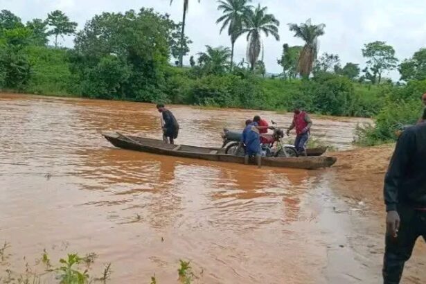 Photo Sparks Outrage as Sule's Campaign Team Uses Wooden Canoes to Reach Forgotten Wamba Communities