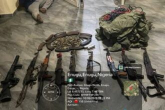 Security forces recover weapons, IPOB uniforms in Enugu