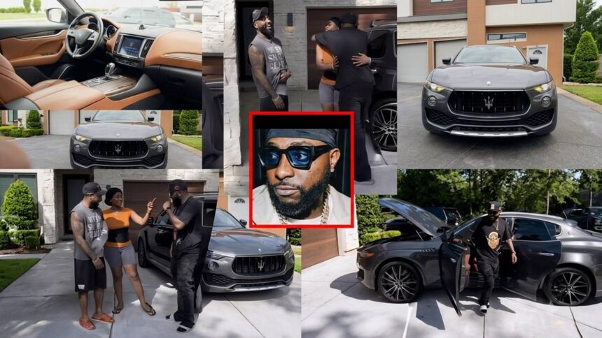 Davido Buys Maserati SUV for Chioma's Personal Assistant