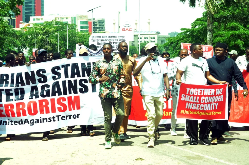 VDM Leads 'Tinubu Must Go' Protest in Abuja Over Rising Insecurity 2 VDM Leads 'Tinubu Must Go' Protest in Abuja Over Rising Insecurity