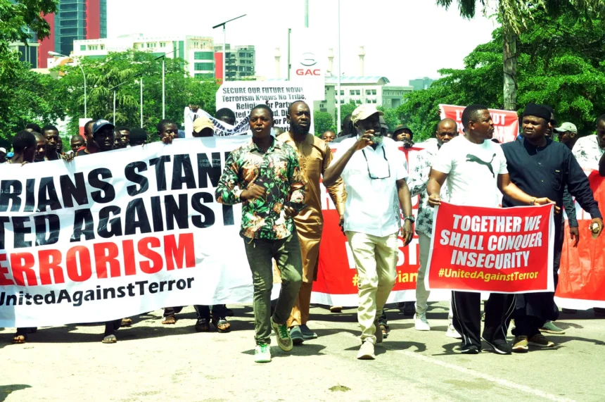VDM Leads 'Tinubu Must Go' Protest in Abuja Over Rising Insecurity 1 VDM