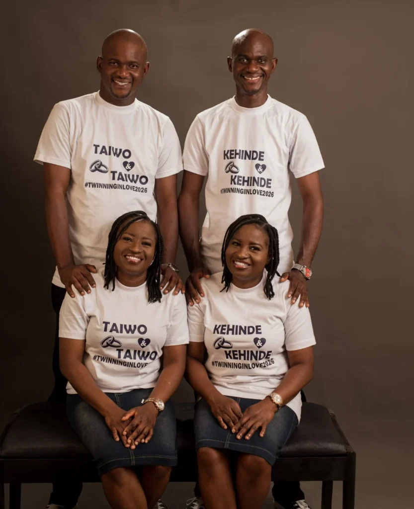 Twin Brothers Marry Twin Sisters With Matching Names in Rare Ibadan Double Wedding 3 A Love Story That Captured Attention