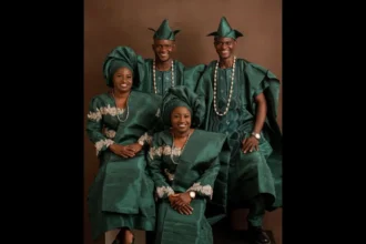 Twin Brothers Marry Twin Sisters With Matching Names in Rare Ibadan Double Wedding