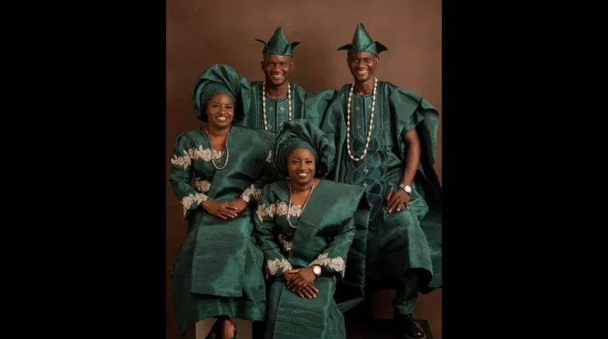 Twin Brothers Marry Twin Sisters With Matching Names in Rare Ibadan Double Wedding 1 Twin Brothers Marry Twin Sisters With Matching Names in Rare Ibadan Double Wedding
