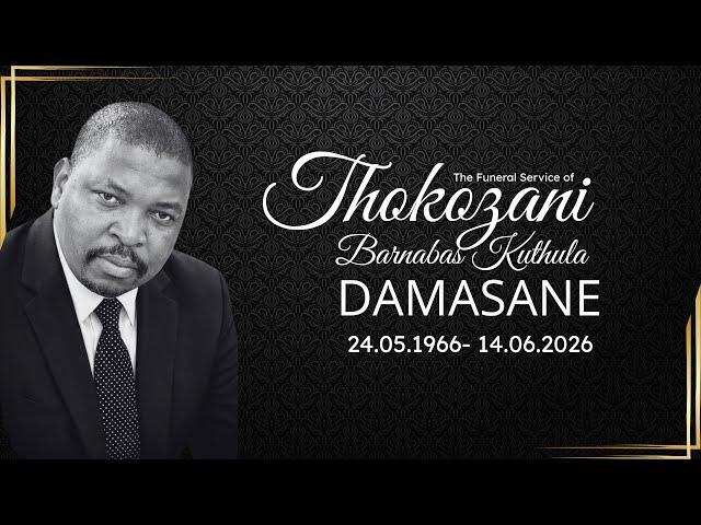 The Funeral Service of Thokozani Barnanbas Kuthula Damasane