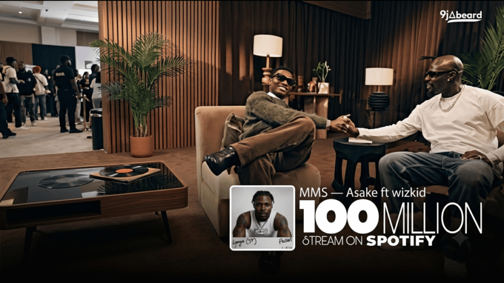 Asake and Wizkid's "MMS" Surpasses 100 Million Spotify Streams 2 Asake and Wizkid's "MMS" Surpasses 100 Million Spotify Streams