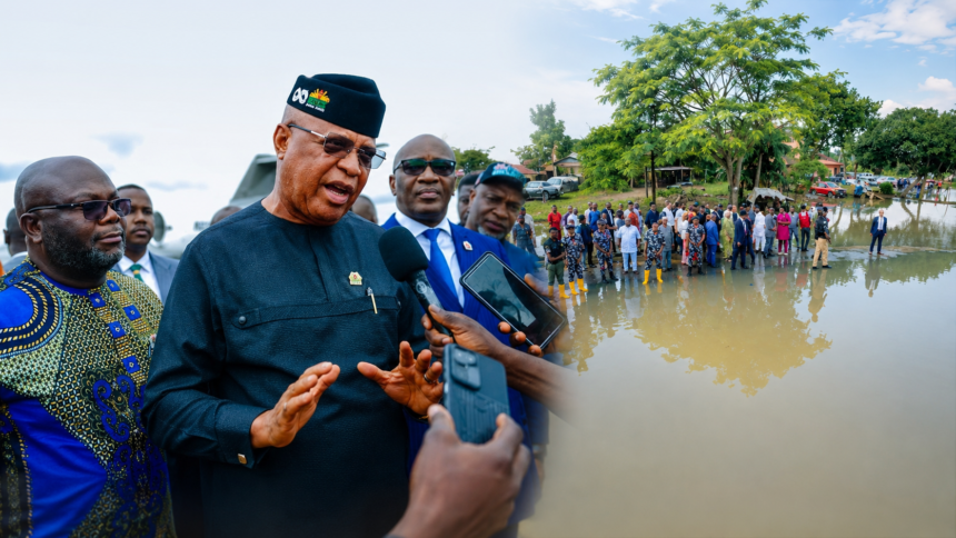 Gov Eno Sympathises With Flood Victims