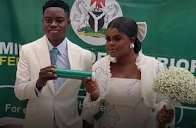 Peller And Jarvis Say I Do: TikTok Power Couple Formalize Love With Court Wedding. 3 1000386958