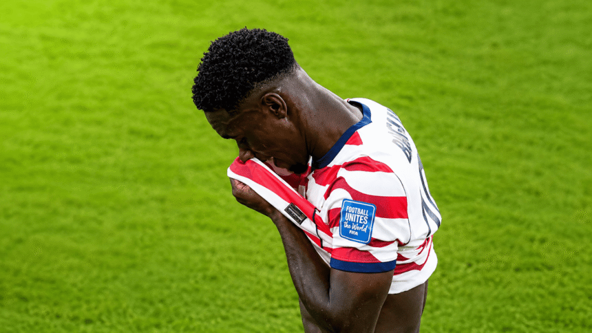 UEFA Says FIFA Crossed Red Line Over Balogun 1-Year Ban Suspension