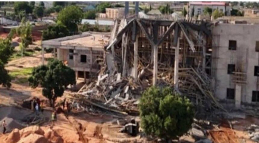 Gombe Assembly Complex Canopy Collapses