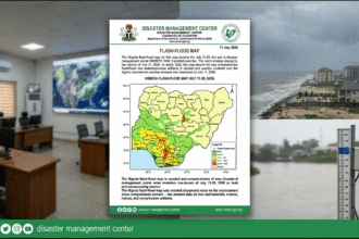 Lagos Issues Flood Alert as Rainfall Hits 8 Areas Monday