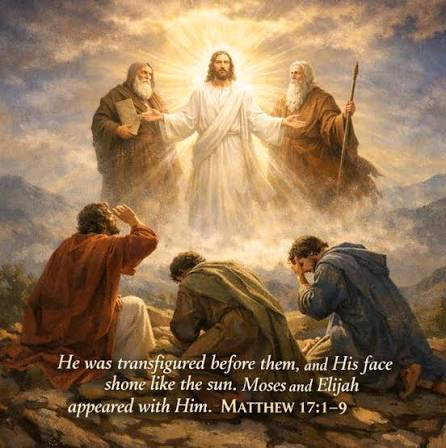 On the mountain of transfiguration 