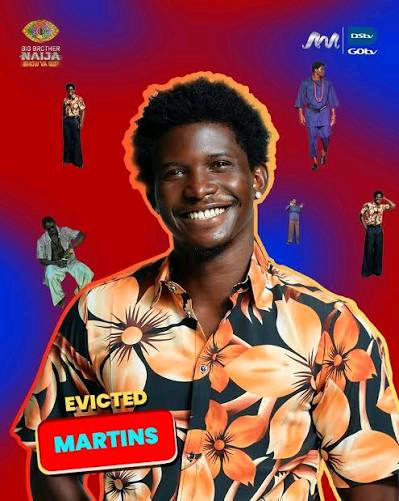 Martins the first evicted housemate
