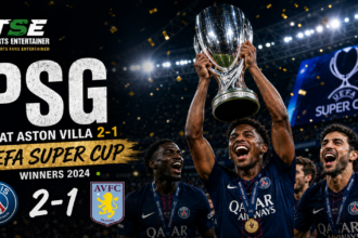 UEFA Super Cup: PSG Beat Aston Villa 2-1