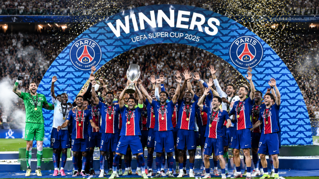 UEFA Super Cup: PSG Beat Aston Villa 2-1 2 Winners of UEFA Super Cup