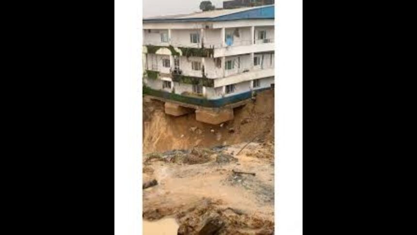 Landslide Collapses Unicem Hospital Building in Calabar