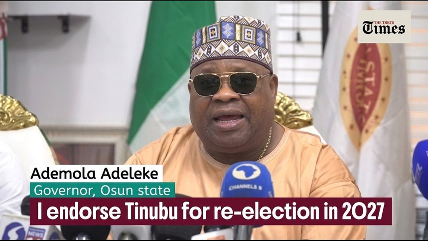Osun Residents Reject Adeleke's Tinubu 2027 endorsement.