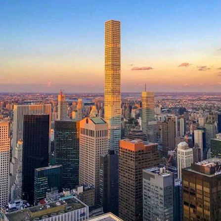 Skyscrapers day in the modern world 