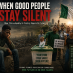 WHEN GOOD PEOPLE STAY SILENT
