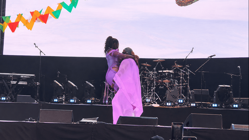 Real Warri Pikin Apologizes After Timaya Lifts Her on Stage at AFRIMMA