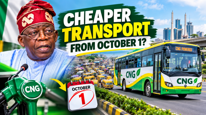 Tinubu’s CNG Transit Programme Targets Lower Transport Costs From October 1
