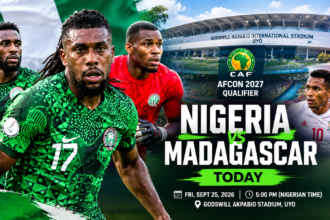 LIVE: Nigeria vs Madagascar AFCON 2027 Qualifier in Uyo 5pm