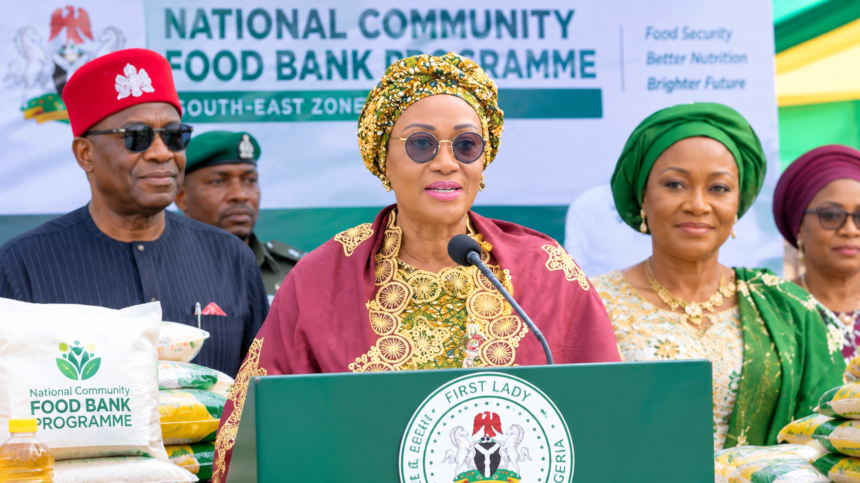 First Lady Oluremi Tinubu Brings Food Bank To South-East
