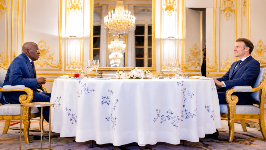 Tinubu in Paris: Macron Hosts President for Private Dinner