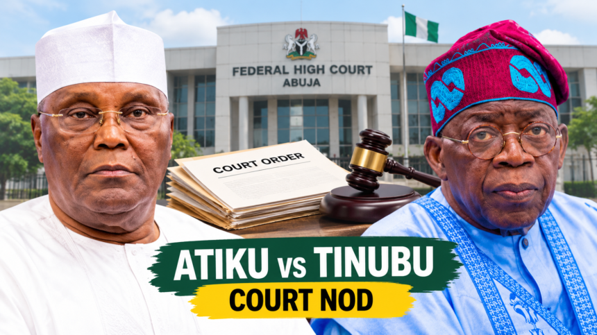 Atiku Gets Nod to Serve Tinubu in 2027 Eligibility Suit