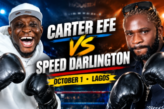 Celebrity Boxing Heats Up: Carter Efe Battles Speed Darlington