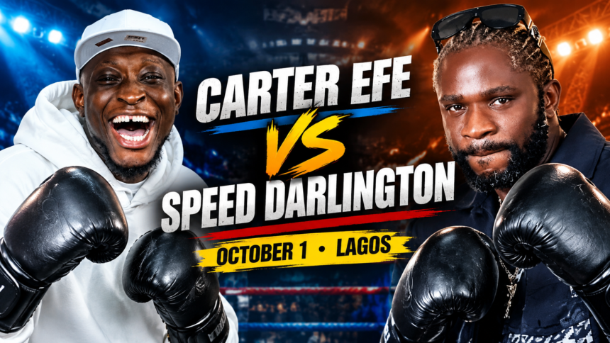 Celebrity Boxing Heats Up: Carter Efe Battles Speed Darlington
