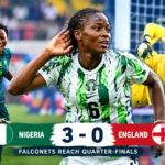 Falconets Beat England 3-0 to Reach U-20 World Cup Quarter-Finals