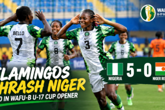 Flamingos Thrash Niger 5-0 in WAFU-B U-17 Cup Opener