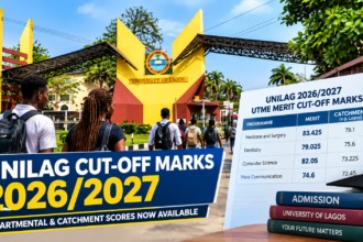 UNILAG 2026/2027 UTME Cut-Off Marks Released