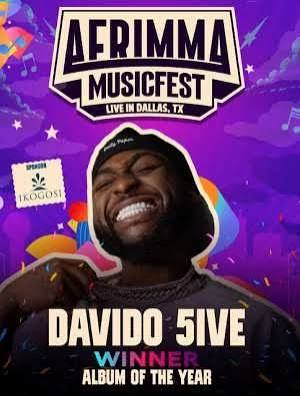 AFRIMMA 2026: Davido, Tems, Ruger and Phyno Lead Nigeria’s Winners