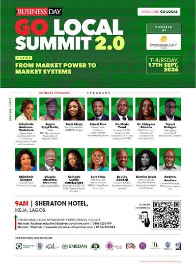Go Local Summit 2.0 Opens in Lagos as Business Leaders Push Stronger Local Markets