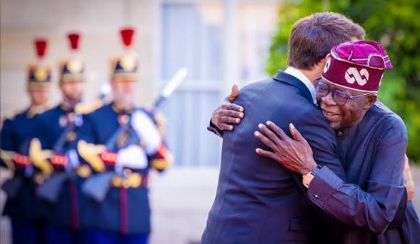 Tinubu in Paris: Macron Hosts President for Private Dinner