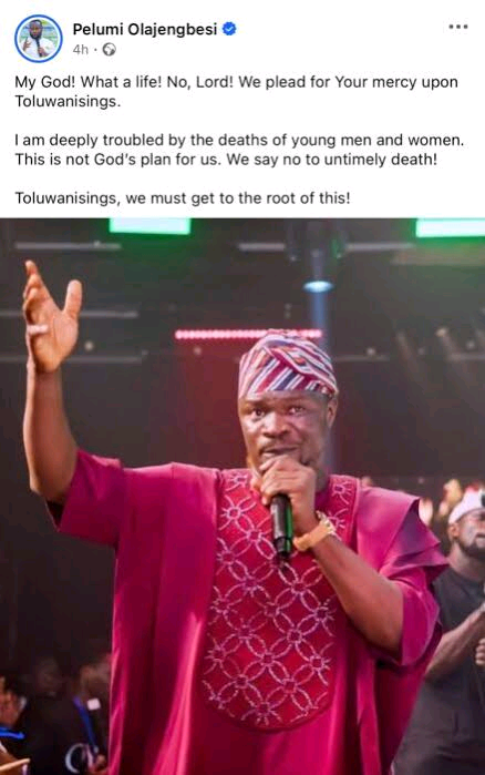 Gospel Singer Toluwanisings Confirmed Dead - Leave 42.7M Listeners in Tears 5 Gospel Singer Toluwanisings Confirmed Dead - Leave 42.7M Listeners in Tears