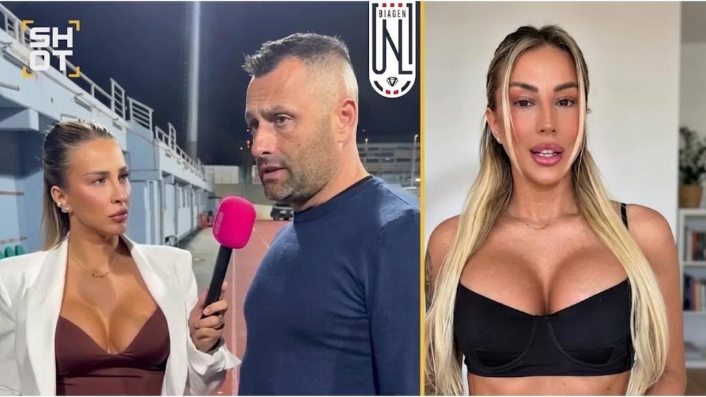 Czech Coach’s Hilarious Tactic to Avoid Reporter’s Breasts During Interview Goes Viral