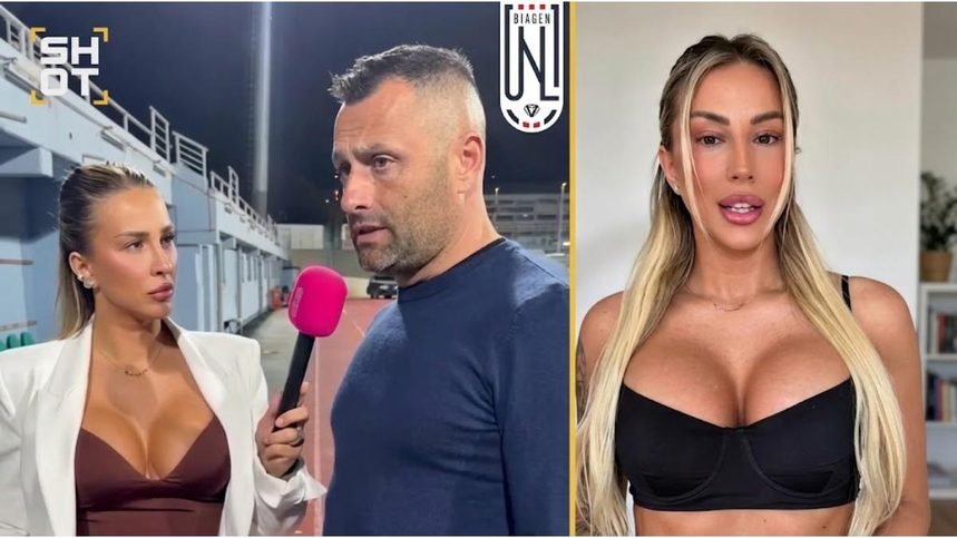 Czech Coach’s Hilarious Tactic to Avoid Reporter’s Breasts During Interview Goes Viral