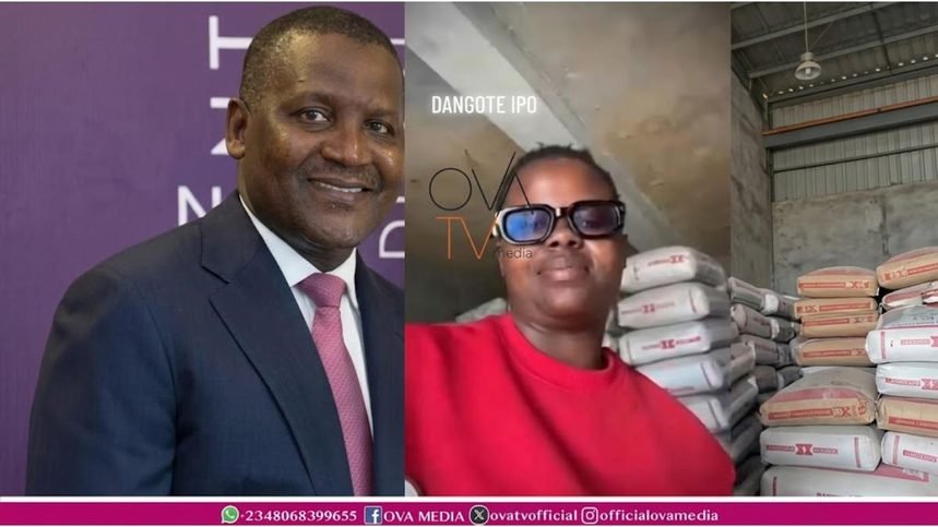 Dangote IPO: Nigerian Woman Who Sells Dangote Cement Refuses to Buy the Shares, and Here Is Why
