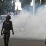 #EndSARS Memorial: Nigerians React as Police Teargas Rhodes-Vivour, Funso Doherty, at Lekki