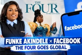 Funke Akindele Partners Facebook for The Four Film