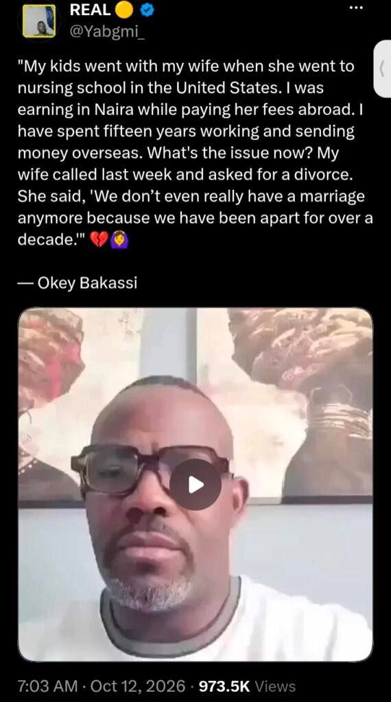 Okey Bakassi Denies Divorce Rumours, Says Marriage To Wife Intact After 25 Years 3 Okey Bakassi Denies Divorce Rumours, Says Marriage To Wife Intact After 25 Years