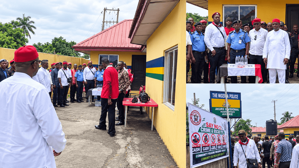 Cultists Reportedly Renovate a Police Station in Rivers State, Nigeria. 2 Cultists Reportedly Renovate a Police Station in Rivers State, Nigeria.